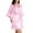Pink, variant on Women's Color Ding Robe Bathrobe Color Light Summer Thin Sexy Short Cardigan Robe