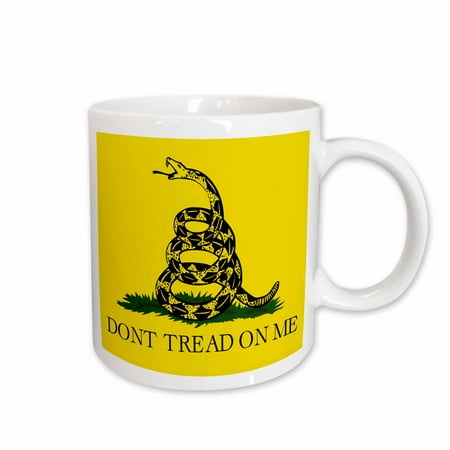 

3dRose Dont Tread on Me Ceramic Mug 15-ounce