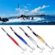 thumbnail image 1 of Tbest 1pcs Deadly Dick Fishing Bait Lure with Hook,Fishing Lures Sequins Bait Metal Bass Hard Spoon Bait Jig Lure Artificial Hook Selectable (Silver 28g) Pescar Octpeak No, 1 of 3