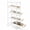 20.5cm, variant on 5-Tier Slim Rolling Storage Cart, 8.1" Wooden Top Narrow Kitchen Carts on Wheels with Pull-Out Baskets, Mobile Shelving Unit Organizer for Kitchen, Bathroom, Laundry Room, Small Spaces