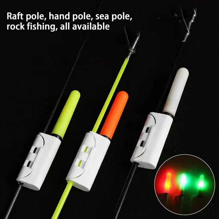 Night Fishing Rod Lights Electronic Rod Luminous Stick Light LED Removable Waterproof Float Tackle Night Fishing Tool, Adult Unisex, Size: 3.1 x 6.1cm