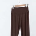 thumbnail image 5 of ylioge M-5X Plus Size Pajama Pants for Women Elastic High Waisted Modal-Trousers Womens Casual Solid Color Stretchy Straight Leg Homewear Pajamas Pant, 5 of 5