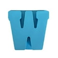 thumbnail image 2 of Alphabet Cake Baking Mould, English Letter Mould, Silicone Letter Mould for Resin Art, Soap and Candle Making, Reusable Blue Silicone Mould for Epoxy, Wax, Desktop Decoration, 1pc, 2 of 3