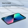 thumbnail image 5 of 2 Pack for iPhone 13 mini Screen Protector, 9H Clear Tempered Glass Screen Protector for iPhone 13 mini, Easy Installation, Bubble Free, 5 of 7