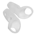 thumbnail image 3 of 1 Pair Anti-Fall Silicone Controller Grips Cover for Meta Quest 3, Ergonomic Skin-Friendly Protective Case(White), 3 of 4