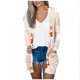 thumbnail image 2 of Puntoco Blusa Tipo Cárdigan Informal De Manga Larga Con Bolsillos Y Estampado Para Mujer A La Moda, 2 of 5