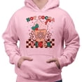 thumbnail image 2 of Hot Cocoa Vibes Hoodie Sweatshirt Unisex X-Large Pink, 2 of 5