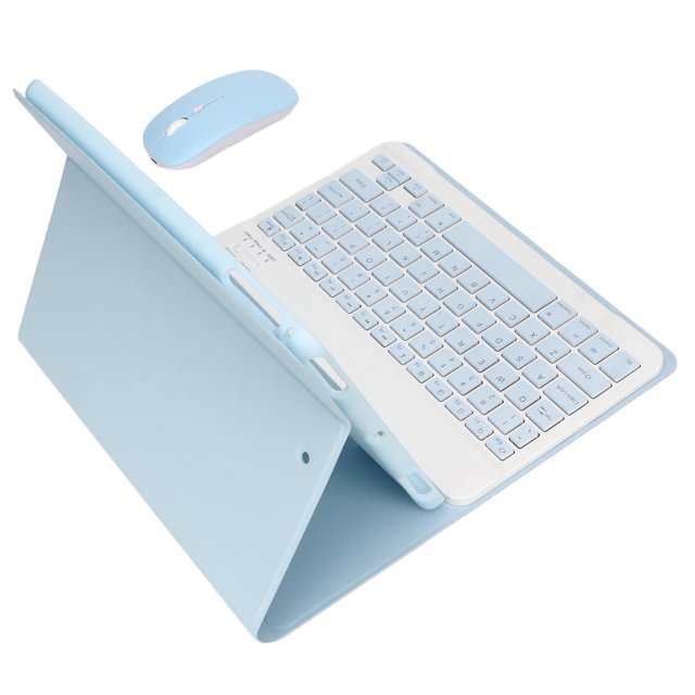 Funda con teclado Bluetooth para tableta para IOS, funda para tableta con teclado inalámbrico magnético Funda protectora Funda para tableta con teclado magnético Construcción robusta