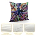thumbnail image 4 of Fenyluxe Throw Pillow Cover Colorful Octopus Home Decor Pillowcase for Sofa White, 4 of 5