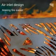 thumbnail image 4 of Gas Stove Wind Shield Outdoor Camping Picnic Cooking Burner Windproof Screen Stainless Steel Wind Screen, 4 of 8