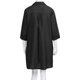 thumbnail image 5 of Women Cotton Linen 3/4 Sleeve Shirt Dress Plain Loose Swing Dress Plus Size, 5 of 8