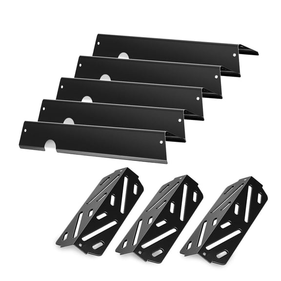 Weber Genesis II Flavorizer Bars & Heat Deflectors, 17" Grill Replacement Parts - 8 Pack