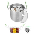 thumbnail image 1 of VEVOR Canning Pot with Rack and Glass Lid 21 QT Stainless Steel Waterbath Canner, 1 of 9