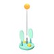 thumbnail image 1 of Pong Balls Paddles Set, Equipo de eje suave elástico, adultos y niños jugando al aire libre en interiores, entrenamiento de tenis de mesa juego pong verde, 1 of 8
