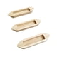 thumbnail image 2 of Set de 3 piezas: Barco de madera, modelo de canoa náutica de pesca, sin acabado, ideal para baño, dormitorio, regalos navideños y decoración., 2 of 9