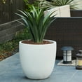 thumbnail image 5 of White MgO Round 17.2in. H Outdoor Planter, 5 of 6