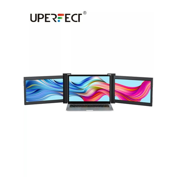 New UPERFECT Z 13.3/14" Triple Portable Monitor For Laptop Full HD IPS 1080P Display Extender Dual Screen For 13"-16.5" Laptops