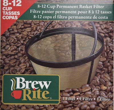 Brew Rite 8 to 12-Cup Permanent Basket Filter