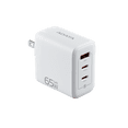 thumbnail image 1 of Cargador de Pared Adata GaN 65 Watts USB-A USB-C Blanco, 1 of 4