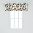 thumbnail image 2 of Ambesonne Dia De Los Muertos Window Valance, Mexican Ethnic, 42" x 18", White and Multicolor, 2 of 3