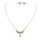 thumbnail image 2 of Crystal Jewelry Rhinestone Colgante Collar Pendiente Collar Joyas De Mujer Yuyangstore Pendientes de collar de oro, 2 of 7