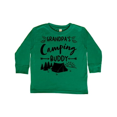 

Inktastic Grandpas Camping Buddy Gift Toddler Boy or Toddler Girl Long Sleeve T-Shirt