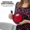 thumbnail image 5 of OVENTE Portable Electric Kettle Stainless Steel Instant Hot Water Boiler Heater 1.7 Liter 1100W Double Wall Insulated Fast Boiling with Automatic Shut Off for Coffee Tea & Cold Drinks, Red KD64R, 5 of 13