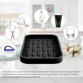 thumbnail image 3 of 2 Pcs Silicone Storage Tray Flatware Household Silicone Tray Vanity Tray Sink Organizer Dish Silicone Sink Tray, 3 of 6
