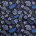 thumbnail image 1 of oneOone Polyester Spandex Royal Blue Fabric Tropical Leaf Sewing Craft Projects Fabric Prints By Yard 56 Inch Wide, 1 of 5