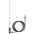 thumbnail image 1 of Antenas de barco iermeabl para radio marina para coche, mástil de goma ible FM AM Antena para ATV UTV RZR SPA Yacht Caer GA057W (blao), 1 of 5