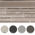 thumbnail image 5 of The Tile Life Karma Brick 4 in x 4 in Taupe Glass Textured Mosaic Tile Sample 1 Piece, 5 of 11