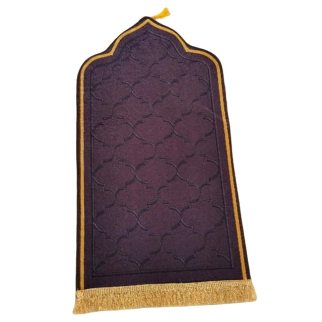 GUOOL Arch Shape Flannel Prayer Rug, Carpet Praying Mat Salat Rug Doormat Area Rug Non Amaranth Large