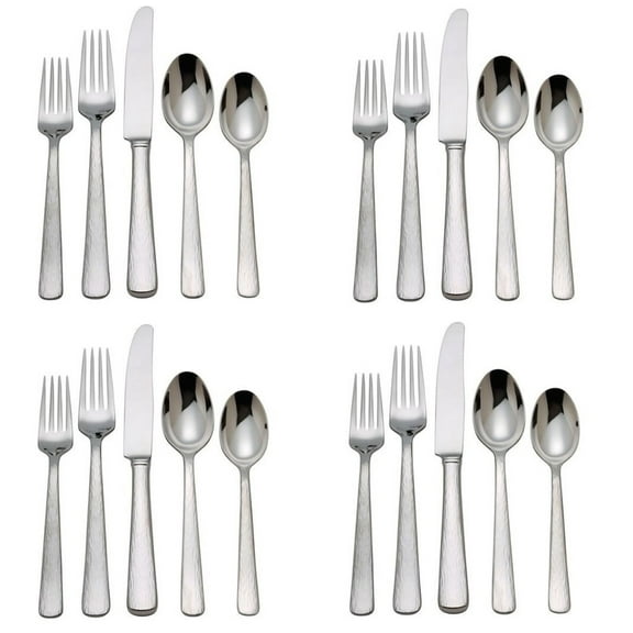 Reed & Barton Silver Echo 18/10 Stainless Steel 20pc. Set (Service for Four)