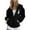 001 Black, variant on Womens Zip Up Hoodies Oversized Sweatshirts Print Fall School Fashion Outfits Casual Jackets 2025 Winter Clothes