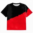 thumbnail image 4 of KPOPLK Mens Casual T-Shirts Short Sleeve Lightweight Big and Tall Shirt Summer Cotton Tee Beach Crew Neck Tops 2XL-7XL(Red,XXXXXXXL), 4 of 5