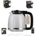thumbnail image 1 of 12 Cup Replacement Glass Carafe for Hamilton Beach Coffee Maker 49933, 49980A, 49980Z, 49983, stander, Clear, 1 of 1