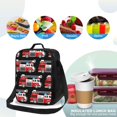 thumbnail image 4 of Disketp Fire and Rescue Truck Bolsa Térmica Estampada para Almuerzo, Lonchera para Hombres y Mujeres Adultos, 4 of 7