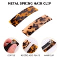 thumbnail image 3 of 2 pinzas de metal con resorte para el cabello, elegantes y elegantes, para mujer., 3 of 7