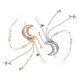 thumbnail image 1 of Nestingho 2Ud Horquillas Con Dijes Lunares Y Cadena De Borlas Para De En Tonos Surtidos, 1 of 7