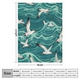 thumbnail image 4 of COMIO Super Soft Cozy Throw Blanket Seagull Fuzzy Blanket for Couch Bed Sofa Fluffy Plush Comfy Thick Warm Blankets for Fall and Winter, 4 of 6