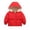 Red, variant on Esaierr 1-7Y Kids Toddler Girls Boys Winter Thick Outerwear Winter Warm Fleece Coat Windproof Zipper Puffer Outerwear Ear Hooded Baby Down Cotton Jacket