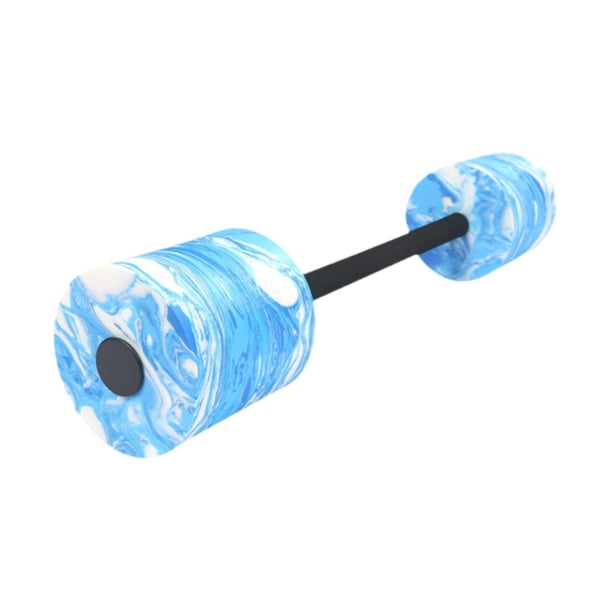 Mancuernas de ejercicio acuático, barra de natación desmontable, resistencia subacuática para piscina Azul