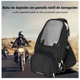 thumbnail image 2 of Maleta Para Tanque  Bloosom Iman O Correas Tank Bag Moto Negro, 2 of 4