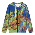 thumbnail image 3 of Scooby-Doo Zip Up Hoodie 3D Print Pullover Hooded Long Sleeve Sweatshirts Tops Blouse with Pocket for Mens Womens, 3 of 8