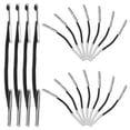 thumbnail image 3 of Miangastore 100pcs Elastic Barbed Cords Stretch Cords Band String With Metal Ends For Hats Barbed Elastic Cords For Fixing Hats Signs Badges, 3 of 8