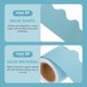 thumbnail image 1 of unbranded Bordes De Papel Azul Con Festivo Para En Pizarras Y, 1 of 6