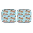 thumbnail image 7 of Goofa Turtles And Corals Pattern 2 Piece Car Windshield Sun Shade Foldable | Front Windshield Shade for Sun, Heat and UV Rays | Sunshade for Car Front Window-, 7 of 7