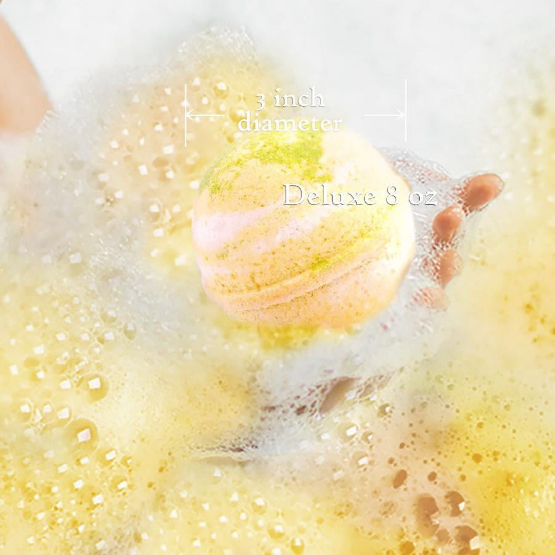 Ivy & Bauble Handmade Sweet Fruit Scent Jewelry Bath Bombs with Surprise Ring |Made in USA |No Paraben No Preservatives No Phosphate| Aroma Therapeutic Moisturizer for Bubble & Spa Bath| 8oz-Size 7