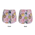 thumbnail image 5 of Lsque Cute Donuts Printed Women's Running Shorts with Liner Pockets,Elastic Quick Dry Workout Athletic Gym Yoga Shorts,Womens High Waist Shorts-Medium, 5 of 9