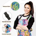 thumbnail image 2 of Vibrant Colorful Unicorn 5 Pcs Kitchen Set Heat Resistant Oven Mitts and Non-Slip Pot Holders with Adjustable Cooking Apron, 2 of 6
